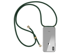 Carcasa Transparente Iphone X Con Colgante De Nylon. Accesorio De Moda, Ajuste Perfecto Y Máxima Protección