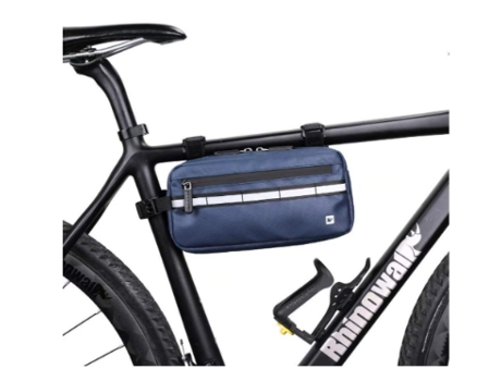 Bolsa Multifuncional para Manillar de Bicicleta Bolsa Delantera Bolsa para Cuadro de Bicicleta Bolsa de Hombro Impermeable Bolsa de Cintura Azul BI...