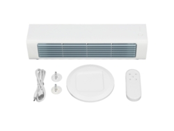Ventilador De Torre Oscilante Sin Aspas Con 3 Velocidades, Control Remoto Recargable Por Usb, Para Escritorio, Pared, Dormitorio U Oficina.