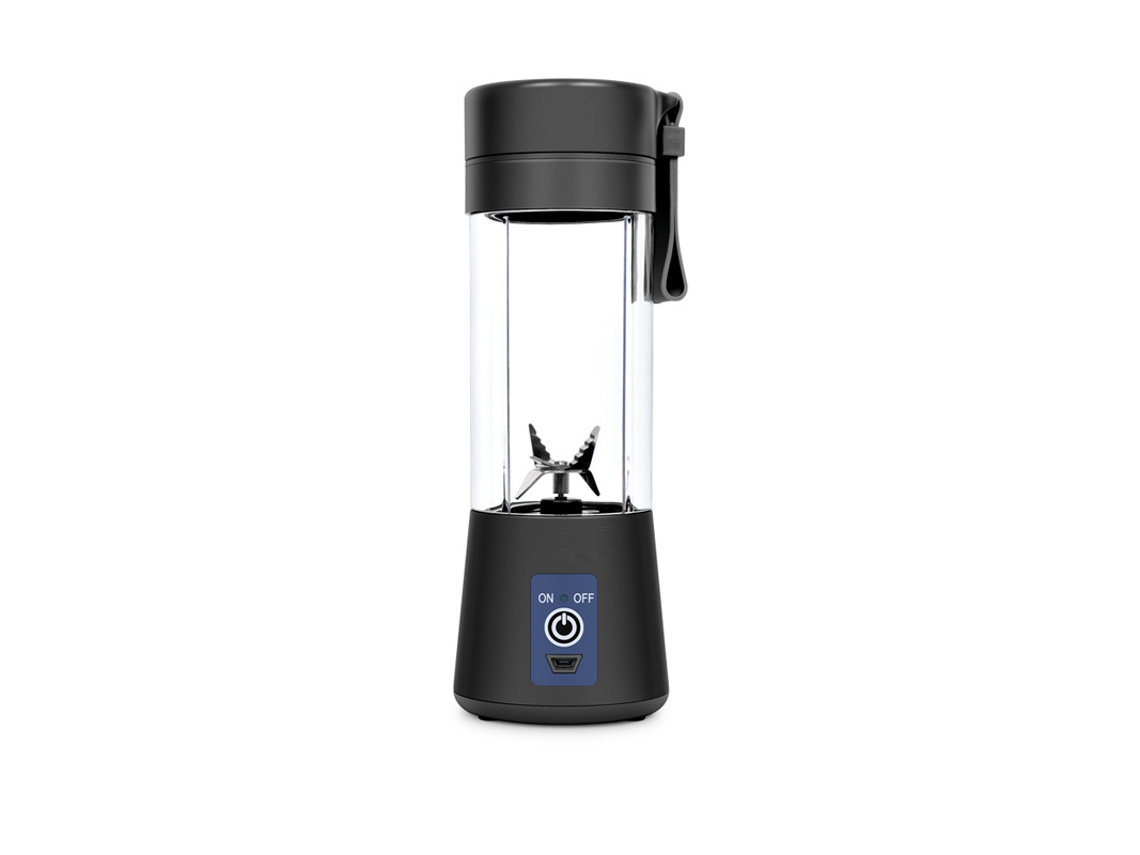 Mezclador Portátil Recargable Por Usb, Exprimidor De Frutas Y Verduras Con 6 Tazas, Máquina De Cocina CHRUI Negro
