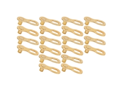 10 Pares De Cadenas De Liberación Rápida Para Bicicletas De 11 Velocidades, Conectores De Acero Dorado.