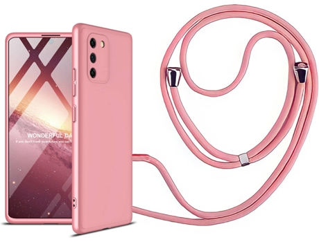Funda Samsung S10 Lite 2020 Slim Armor 360º con Collar Rosa
