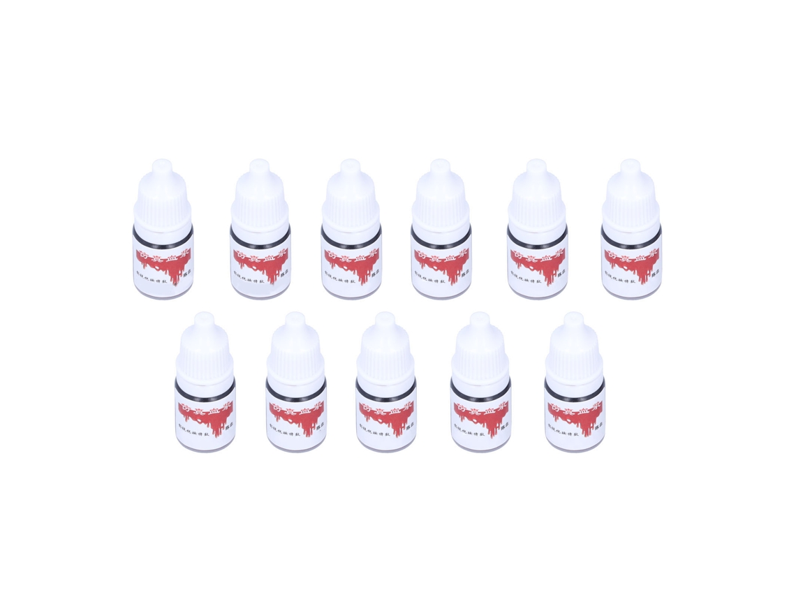 Sangre Falsa Diy Para Halloween Fiesta Cosplay Maquillaje Escenario 5ml X11 Piezas Sangre Antigua