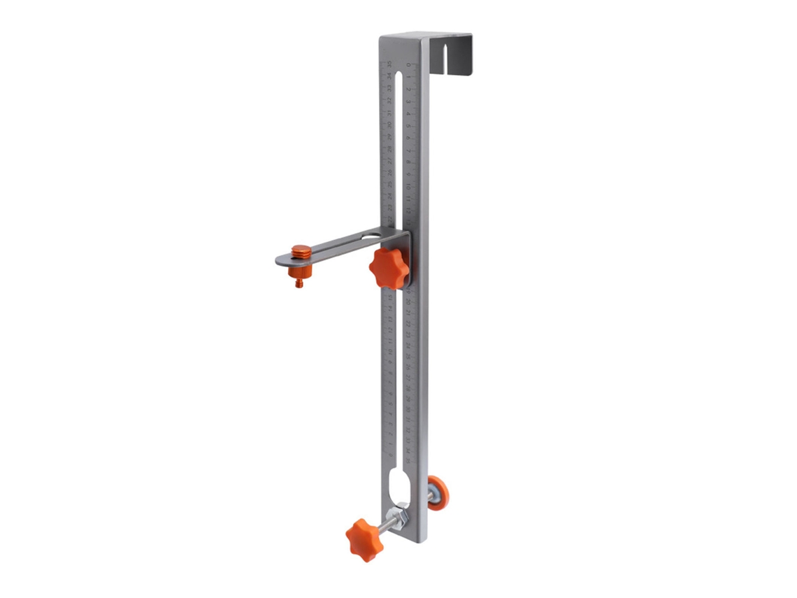 Soporte De Pared Para Herramienta De Nivelación De 450 Mm, Acero Al Carbono Con Escala Hd Y Varilla Ajustable.