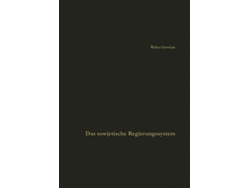 Libro Das Sowjetische Regierungssystem De Walter Grottian (alemán)