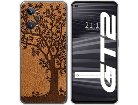 Carcasa para Realme GT 2 5G TUMUNDOSMARTPHONE Dibujos Cuero 03 Multicolor
