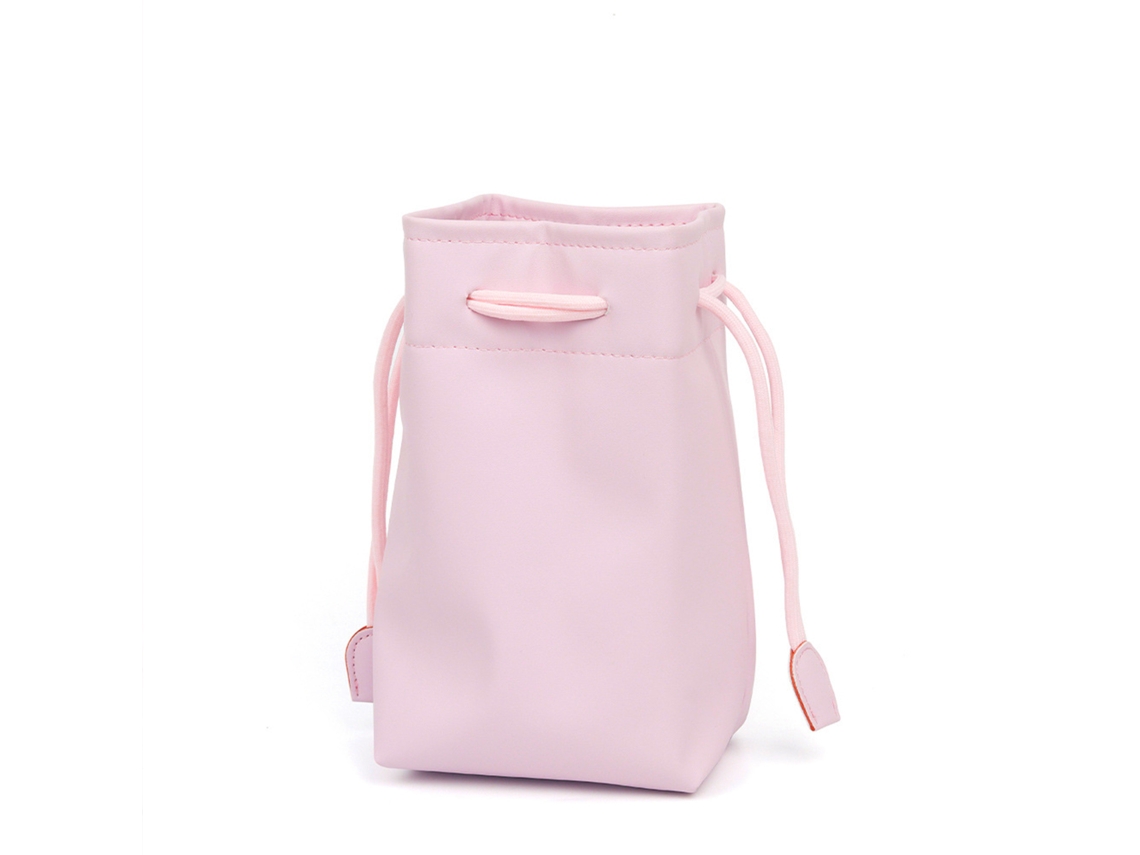 Estuche Chrui para Instax Mini 12/11/9, bolsa con cordón (rosa)