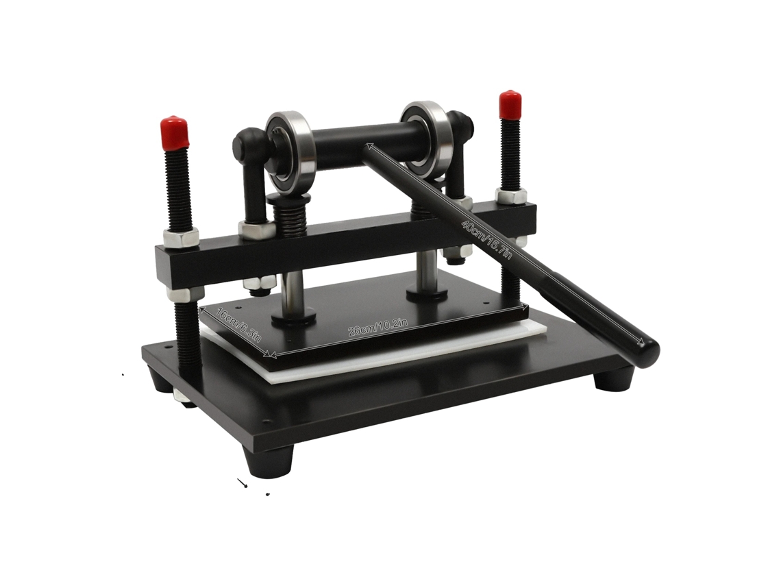 Máquina cortadora de cuero, capacidad de carga de 2 t, carrera de presión ajustable, OEM negra
