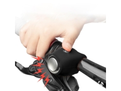 Bocina eléctrica para bicicleta de 120 dB, 6 modos de sonido, resistente al agua.