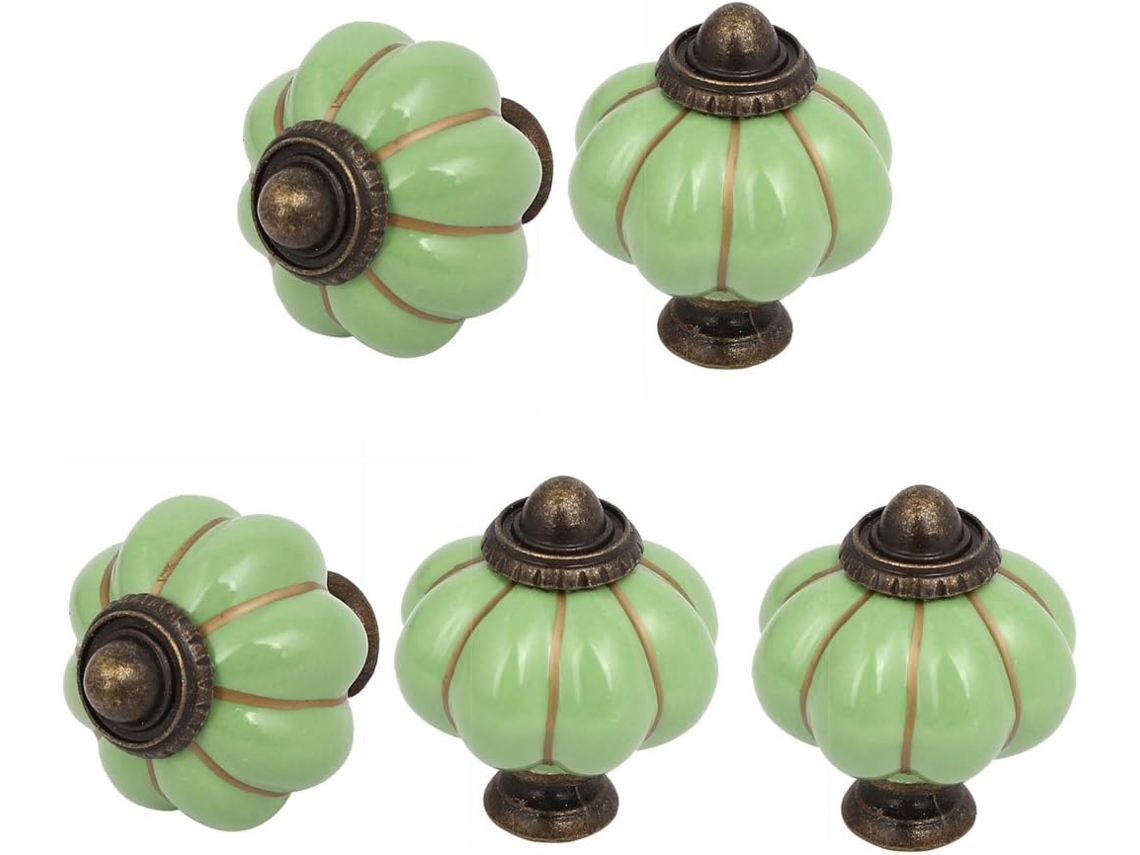 Cerámica Piezas Cajón Tirador Forma Calabaza Armario, Verde, 5 (67bfc92ef3ddf229ee91b26d317cfb35)