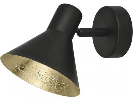 Lámpara de Pared ALEMAR Kobi (Negro - Metal - 10x14 cm)