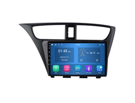 Autoradio 4GB RAM64GB ROM ROVERONE para Honda Civic Hatchback 2006 - 2012 CarPlay Android Coche Radio Bluetooth Navegación