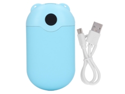 Calentador De Manos Recargable 5s Calentamiento Rápido 2400mah Batería Portátil Usb Azul