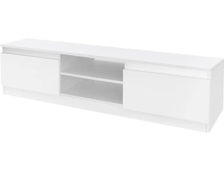 Mueble de TV ML-DESIGN 2 Puertas (Blanco - MDF - 120 x 36 x 40 cm)