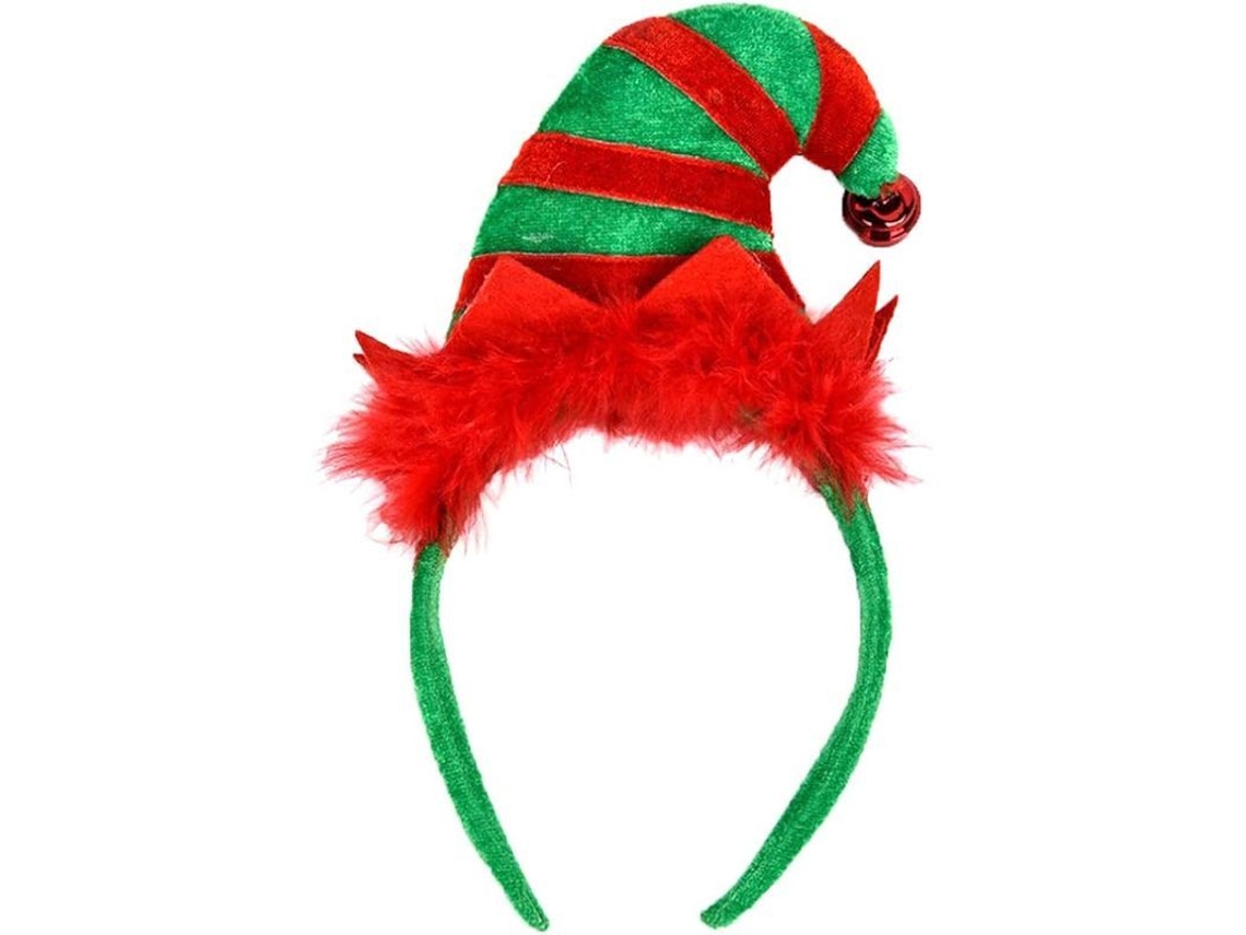 Diadema De Chapéu De Elfo Para Natal Halloween Festa Festiva Para Crianças Adultos Meninas