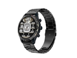 El nuevo reloj inteligente Y99 con llamadas Bluetooth, monitorización de frecuencia cardíaca y oxígeno en sangre, y borde en tinta azul y dorada. Ly Ebike