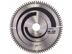 Disco de Sierra Circular BOSCH Multi Material 210x30x2.5 mm - 80