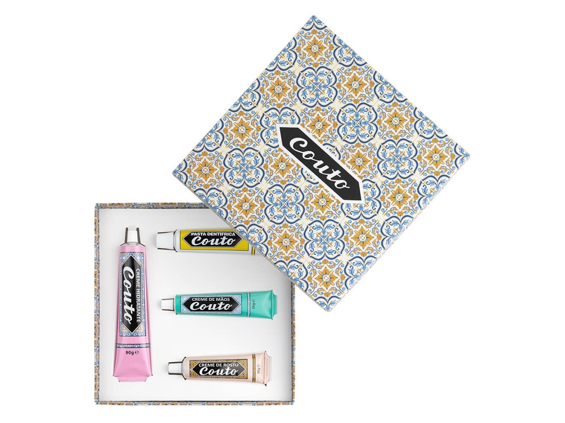 Cofre D Pack: Dentífrico Crema de Manos Hidratante y Crema Facial COUTO