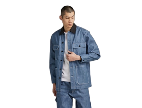 Chaqueta de Hombre G-STAR Vaquera Chore Mezclilla Azul (XL)