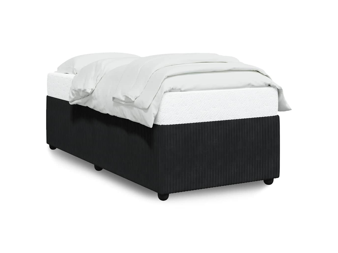 Maison Exclusive - Estructura De Cama Sin Colchón Terciopelo Negro 90x200 Cm