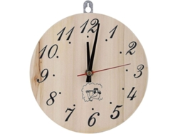 Reloj De Madera Para Sauna, 20 Cm, Decorativo Y Resistente Al Calor, Accesorio Para Sauna Y Exteriores.