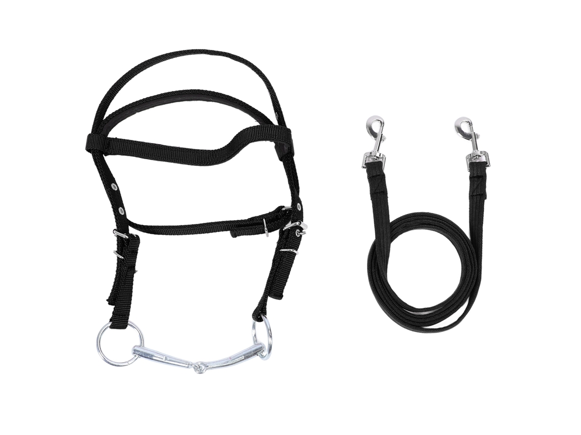 Elegantes Riendas Ajustables De Nailon Para Caballos Con Una Altura A La Cruz De 1,3 M O Superior.