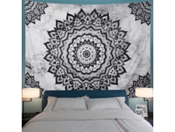 VYLARA Artesanato Indiano Requintado, Material Respirável Que Reduz O Risco De Mofo, Tecido De Mandala Estilo Boho Adorna Seu Espaço, Aparência Elegante E To