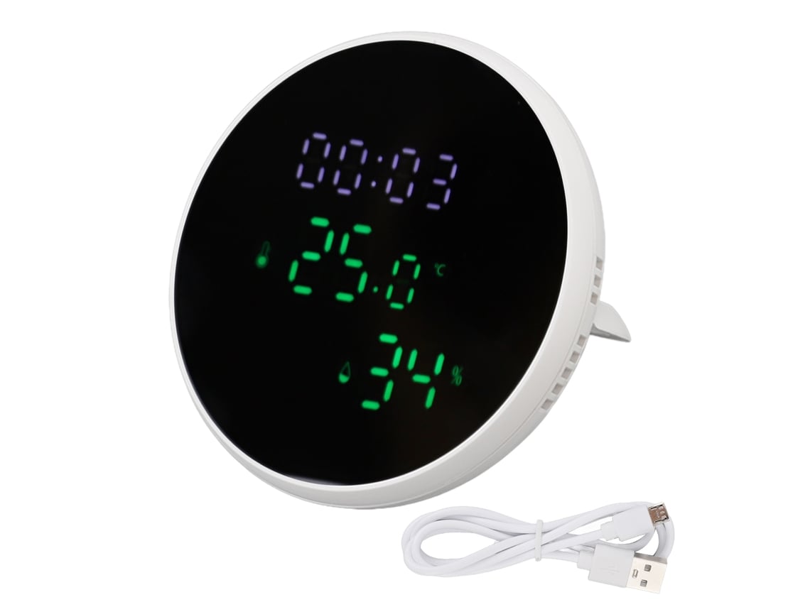 Termómetro Higrómetro Wifi Inteligente, Control Por Voz Preciso, Sensor Led, Para El Hogar Y La Oficina.