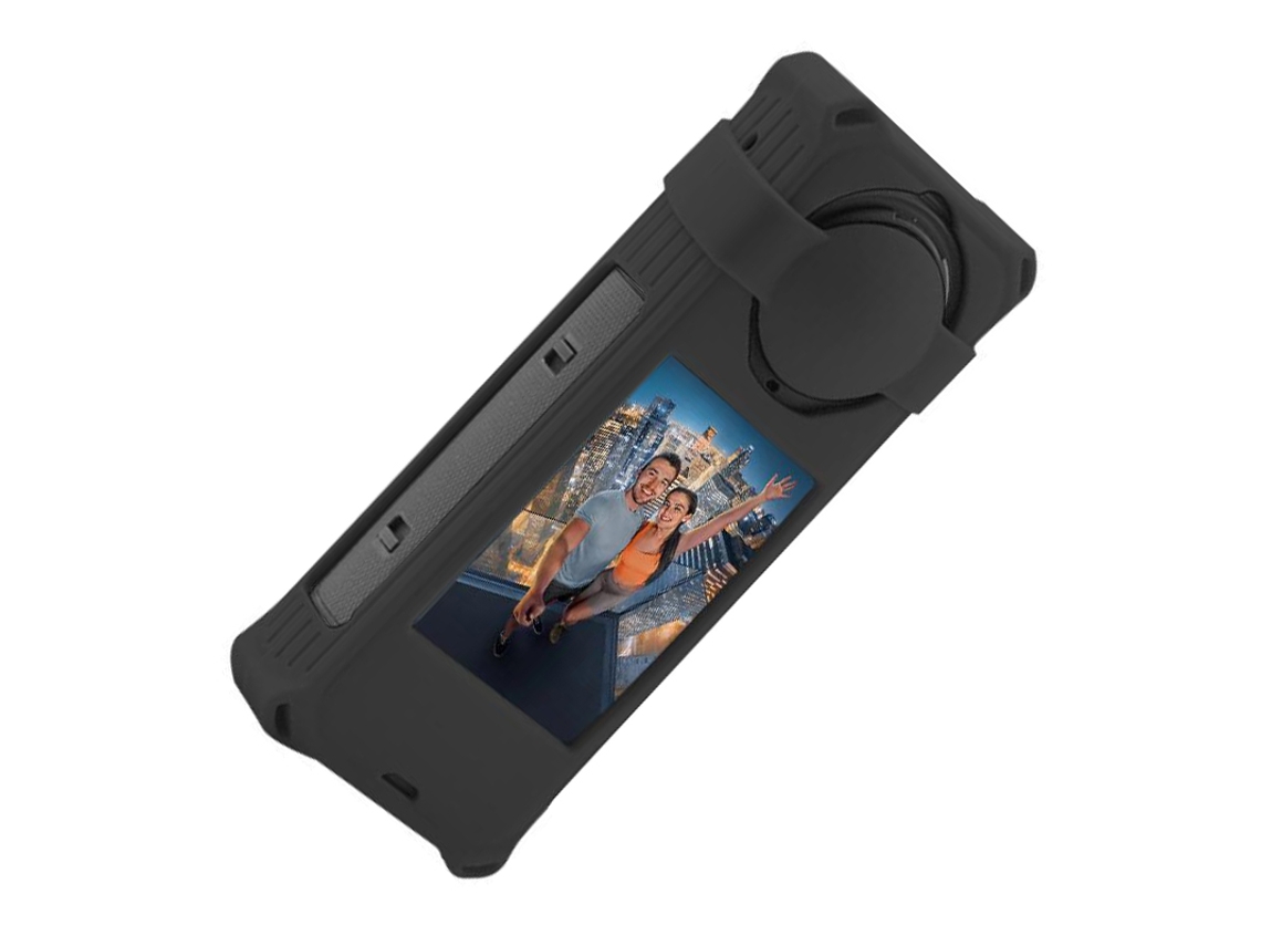 Funda protectora de silicona para cámara Insta360 X5 negra Inf