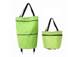 Carrito de compra plegable con ruedas y bolsa extraíble, grande e impermeable. GOKOCO (1 unidad)