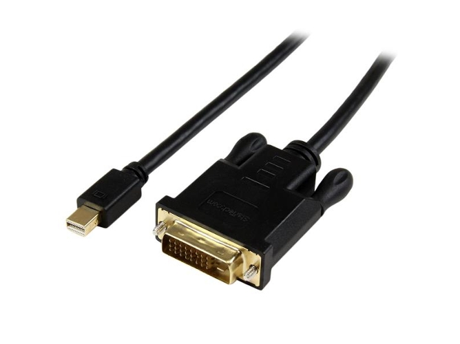 Cable Adaptador de Vídeo STARTECH MDP2DVIMM6BS 1.8m Mini DisplayPort DVI-D