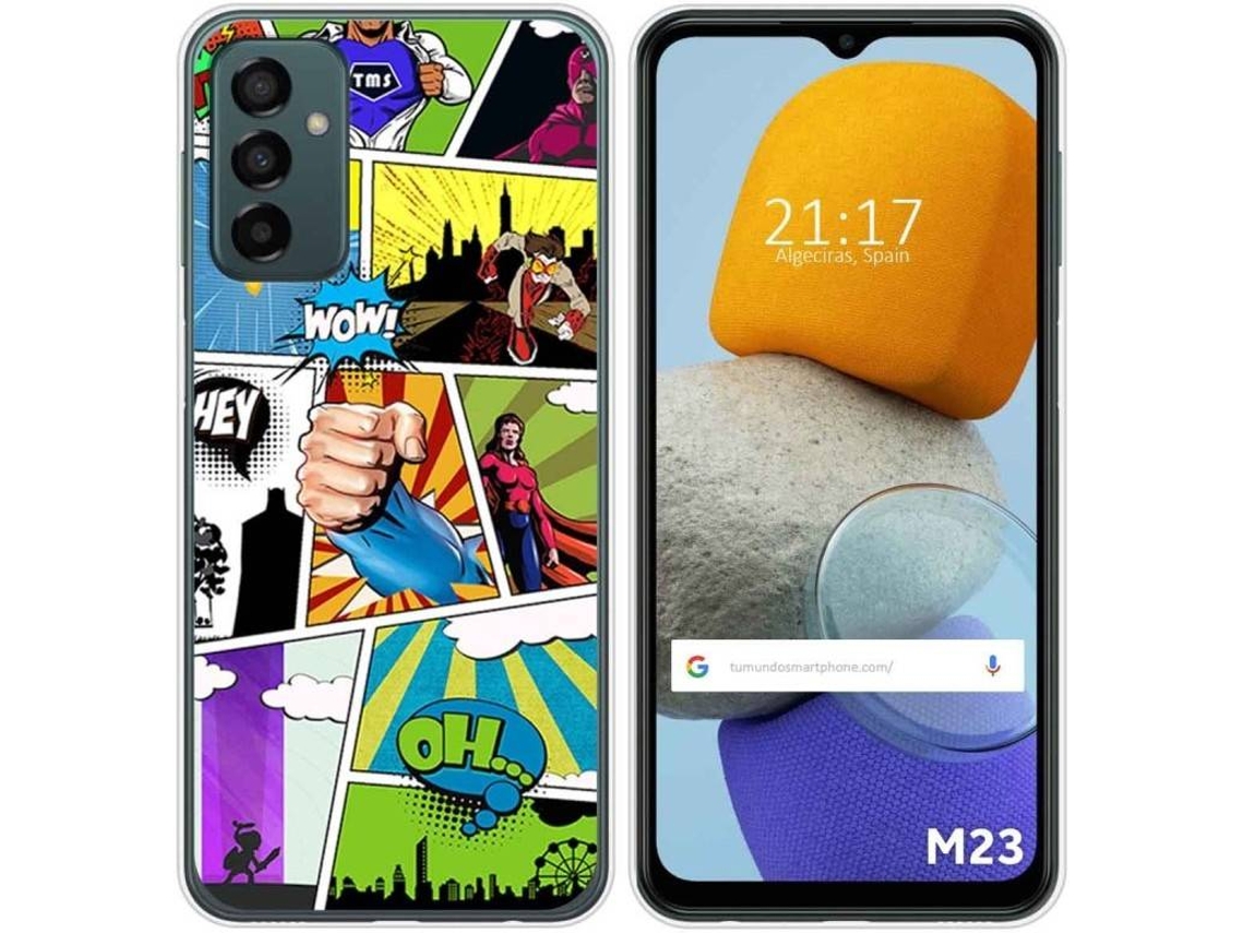 Carcasa para Samsung Galaxy M23 5G TUMUNDOSMARTPHONE Dibujos Comic Multicolor