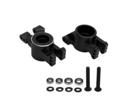 Soporte De Eje Trasero De Aleación De Aluminio Con Rodamientos Para Traxxas 1/8 4wd Sledg Negro