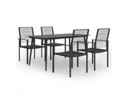 Conjunto 5 de comedor de jardín VIDAXL