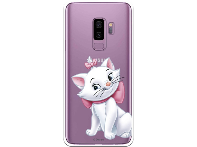 Carcasa Samsung Galaxy S9+ DISNEY Aristogatos Marie Gris