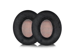 2 almohadillas de repuesto para auriculares Sennheiser Momentum On-ear 1 / On-ear 2 / On-ear HD1, microfibra negra