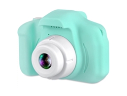 CP X2 Kids HD 1080P Cámara de fotografía y vídeo digital con ranura para tarjeta Microsd Pantalla LCD a color de 2'' Turquesa