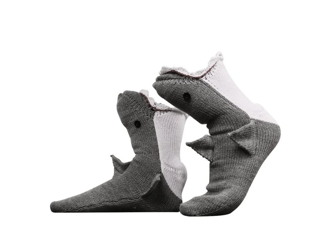Rebe-calcetines De Tiburón Personalizados Calcetines De Invierno Regalo Navideño Unisex