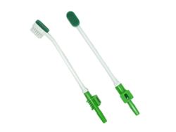 20 Cepillos De Espuma Desechables Para Succión Oral Con Hisopo Para Limpieza Bucal Y Aspiración De Moco Verde