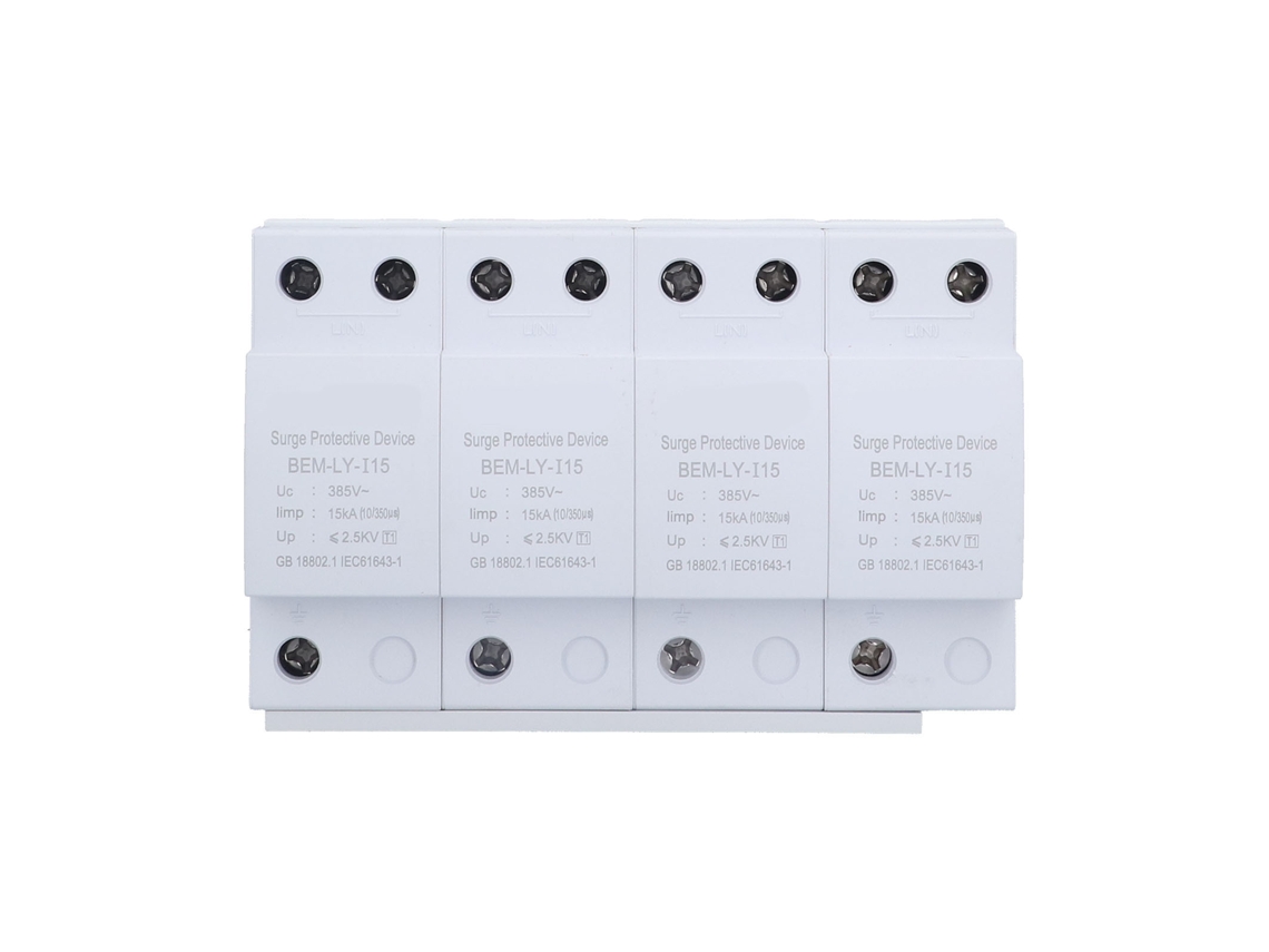 Protector Contra Sobretensiones Residencial 4p 15ka Spd Nivel 1 385v Bemlyi15
