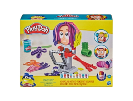 Blocs de Construcción PLAY-DOH Peluquería Cortes Divertidos (Edad Mínima: 3 Años - 6,7 x 27,9 x 21,6 cm)