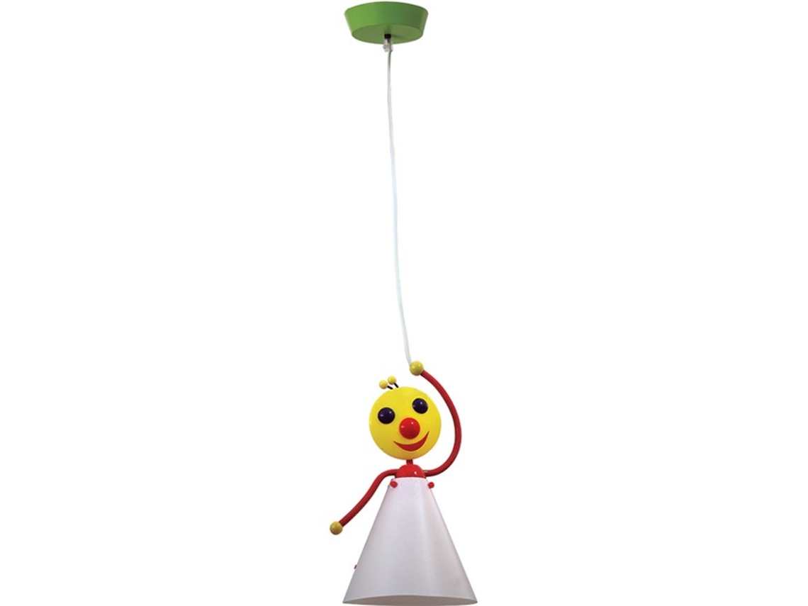 Suspensión Smile 1XE14 Alt.Reg.XDiá.18Cm Multicolores FERRIMEX