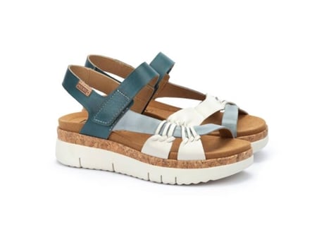 Sandalias de Mujer PIKOLINOS Palma Taglia Uk Piel Azul (37)