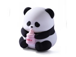 Lámpara Huahua Panda Atenuación De Tres Niveles Temporización Colorida Carga USB Lámpara De Silicona Pat A SIURN