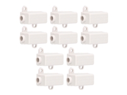 10 Piezas Divisor De Cable Bloque Terminal T De Alta Potencia 400v 60a Abs Libre De Rotura Línea Principal