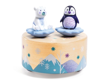 Caja musical de juguete con figura DJECO Magnetics (1 anos)