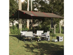 Lona De Camping Impermeable Marrón 451x420 Cm