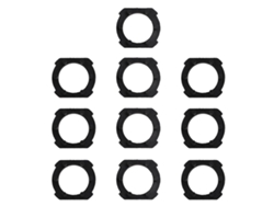 10 Adaptadores De Base Para Bombillas De Faros Delanteros, Resistentes A La Corrosión, De Fácil Instalación Para Uso Doméstico E Industrial.