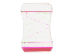 Ats-reloj De Arena De Aceite Rosa Verde Acrílico Decoración De Escritorio Temporizador Líquido Para Aliviar El Estrés Y Relajación