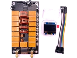 Placa Base Sintonizadora De Antena Con Pantalla, Versión Terminada, Kits De Bricolaje, Probador De Metal Para Pc Negro
